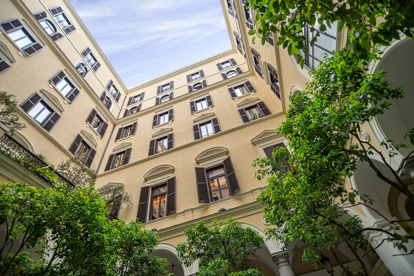 Cortile di Palazzo Marignoli